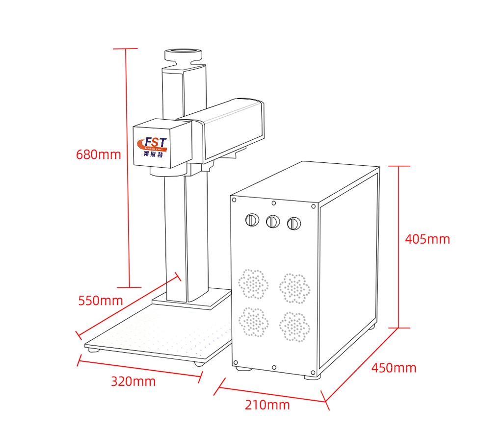 cais laser npav tshuab 1